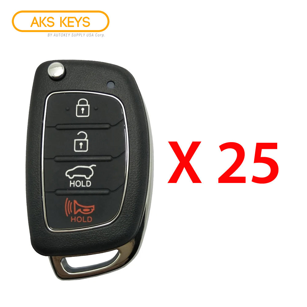 2013 - 2016 Hyundai Santa Fe Remote Flip Key 4B FCC ID: TQ8-RKE-3F04