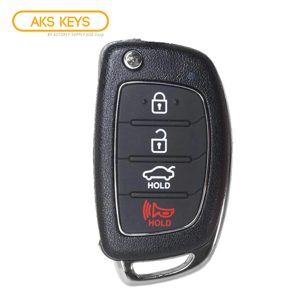 2017 Hyundai Sonata Flip Key Fob 4B FCC# TQ8-RKE-4F16