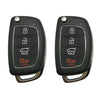 2016 - 2019 Hyundai Tucson Remote Flip Key 4B FCC# TQ8-RKE-4F25 (2 Pack)