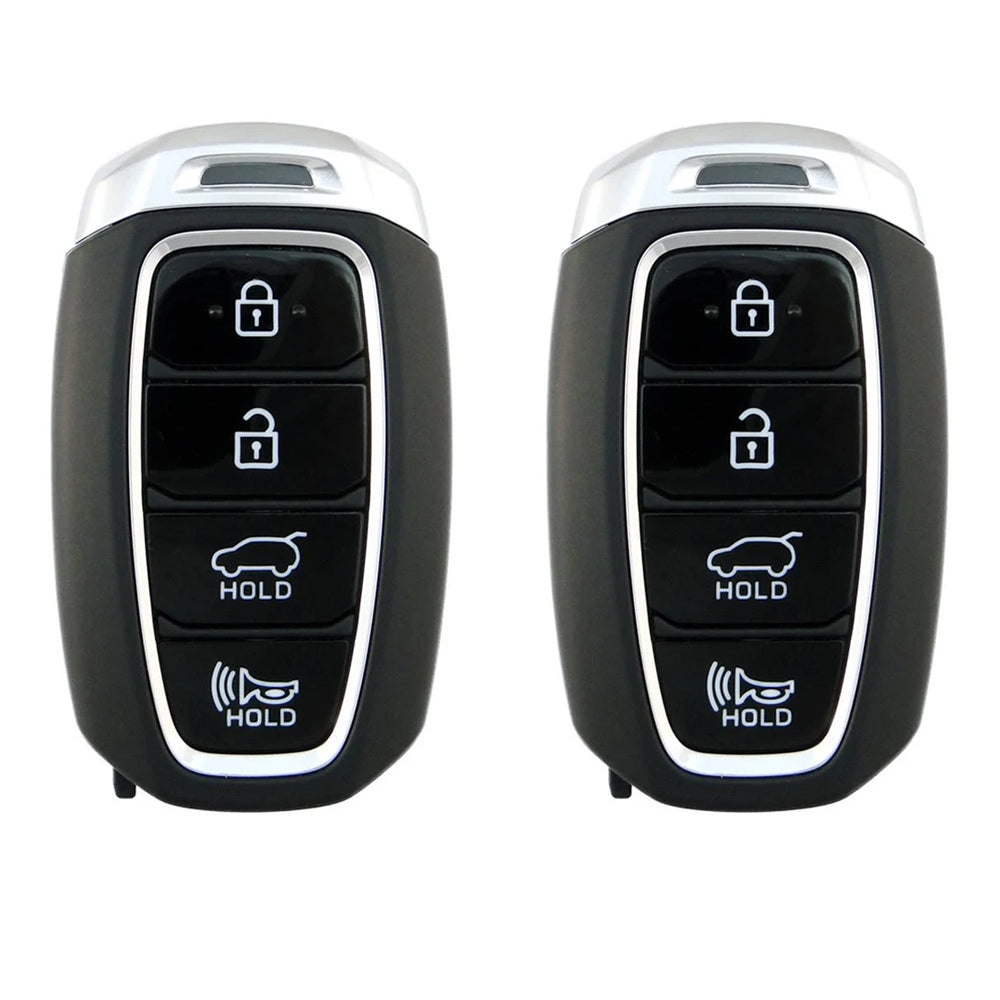 2019 - 2020 Hyundai Santa Fe Smart Remote Key 4B FCC# TQ8-FOB-4F19 (2 Pack)