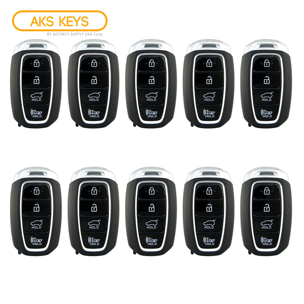 2019 - 2020 Hyundai Santa Fe Smart Remote Key 4B FCC# TQ8-FOB-4F19 (10 Pack)