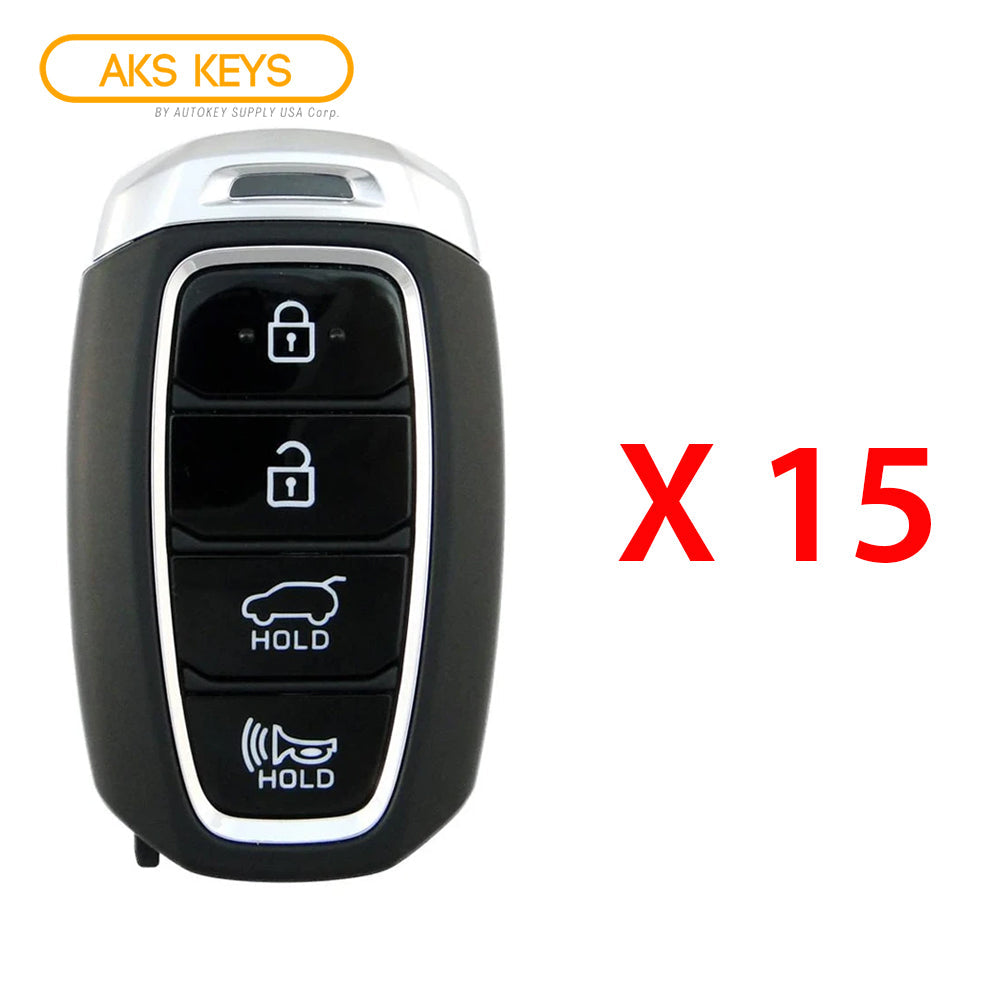 2019 - 2020 Hyundai Santa Fe Smart Remote Key 4B FCC# TQ8-FOB-4F19 (15 Pack)