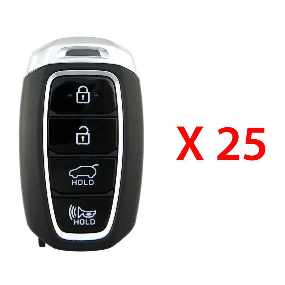 2019 - 2020 Hyundai Santa Fe Smart Remote Key 4B FCC# TQ8-FOB-4F19 (25 Pack)