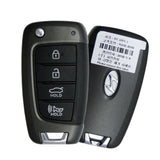 2018 - 2022 Hyundai Accent SE SEL Flip Key Fob 4B FCC# NYOSYEC4TX1707 (HC 4BT)