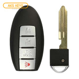 Smart Remote Key Fob Compatible with Infiniti 2007 2008 2009 2010 2011 2012 2013 2014 2015 2016 2017 4B FCC# KR55WK48903