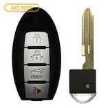 2017 Nissan Armada Smart Key 4 Buttons Fob FCC# CWTWB1U787 - Aftermarket