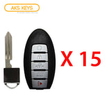 2016 - 2019 Infiniti QX60 Smart Key 5B FCC# KR5S180144014 (15 Pack)