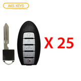 2016 - 2019 Infiniti QX60 Smart Key 5B FCC# KR5S180144014 (25 Pack)