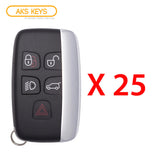 2011 - 2020 Jaguar Smart Key 5B FCC# KOBJTF10A (25 Pack)