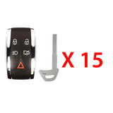 2007 - 2015 Jaguar Prox Smart Key 5B FCC# KR55WK49244 (15 Pack)