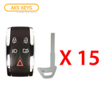 2007 - 2015 Jaguar Prox Smart Key 5B FCC# KR55WK49244 (15 Pack)