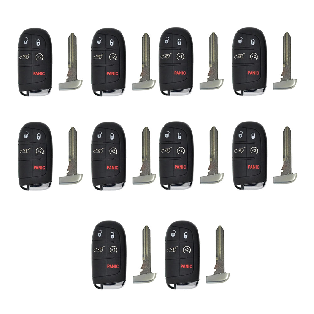 2014 - 2022 Jeep Grand Cherokee Smart Key 5B Fob FCC# M3N-40821302 (10 Pack)