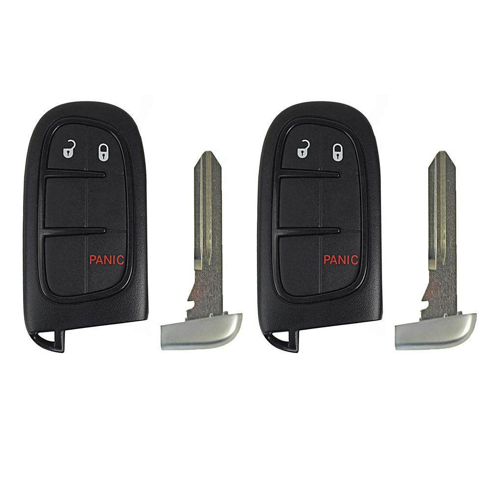 2014 - 2023 Jeep Cherokee Smart Key 3B Fob FCC# GQ4-54T (2 Pack)