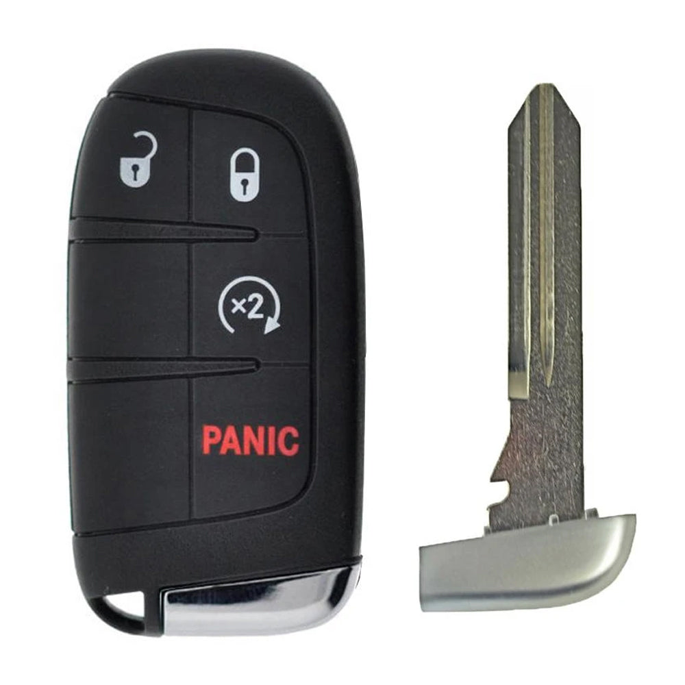 2014 - 2022 Jeep Grand Cherokee Smart Key 4B W/ Remote Start Fob FCC# M3N-40821302