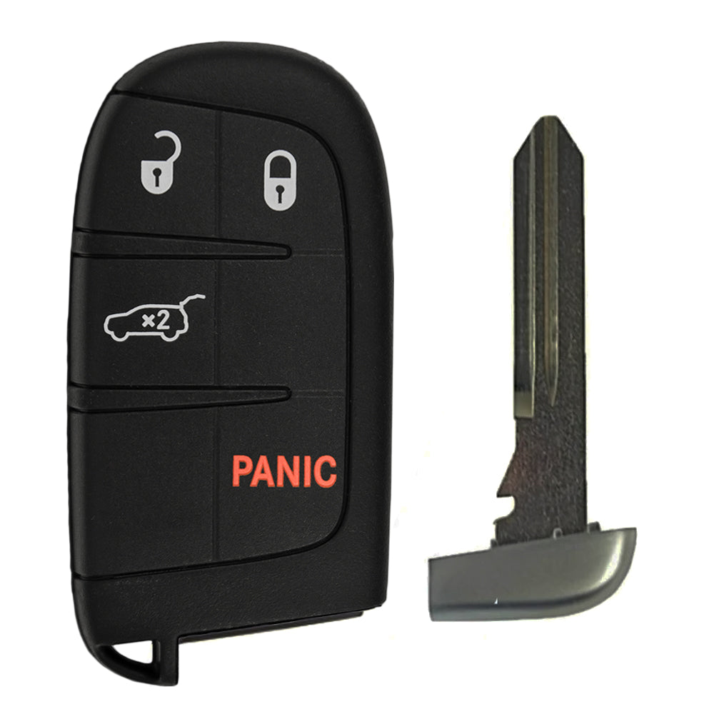 2014 - 2022 Jeep Grand Cherokee Smart Key 4B W/ Hatch Fob FCC# M3N-40821302