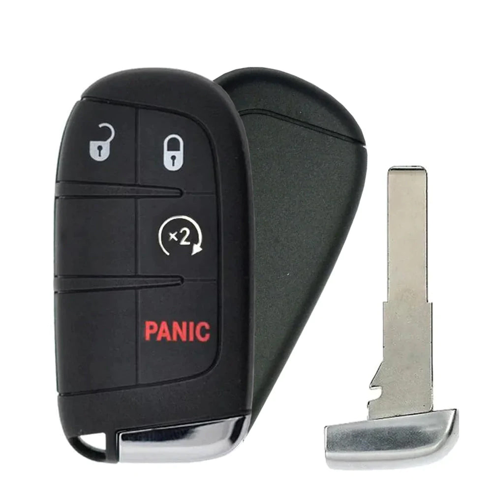 2017 Jeep Compass Smart Key 4B Fob W/ Remote Start FCC# M3N-40821302 - Aftermarket