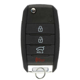 2014 2015 Kia Sorento Flip Key Fob 4B FCC# TQ8-RKE-3F05 (XMA F/L)