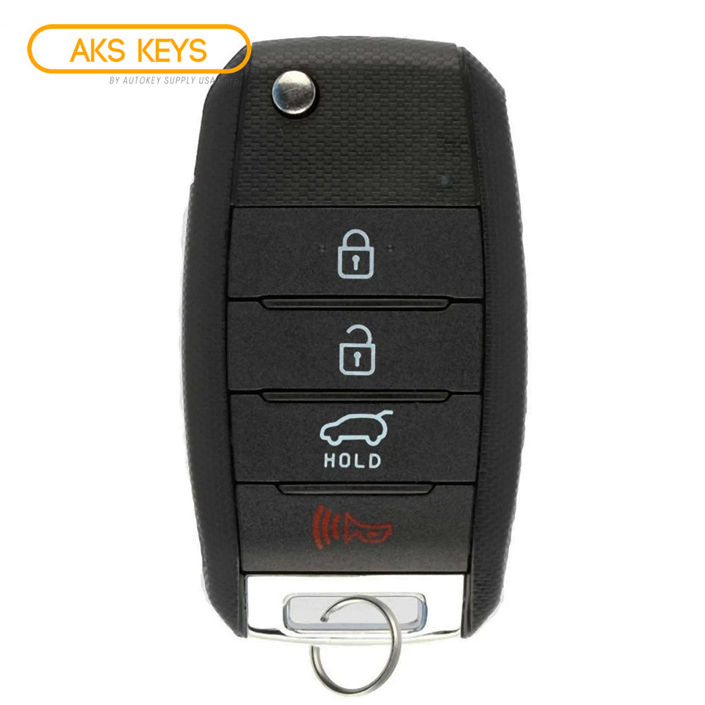 2014 2015 Kia Sorento Flip Key Fob 4B FCC# TQ8-RKE-3F05 (XMA F/L)