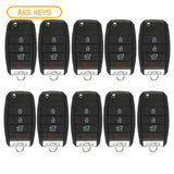 2014 - 2015 Kia Sorento Remote Flip key 4B FCC# TQ8-RKE-3F05 (10 Pack)