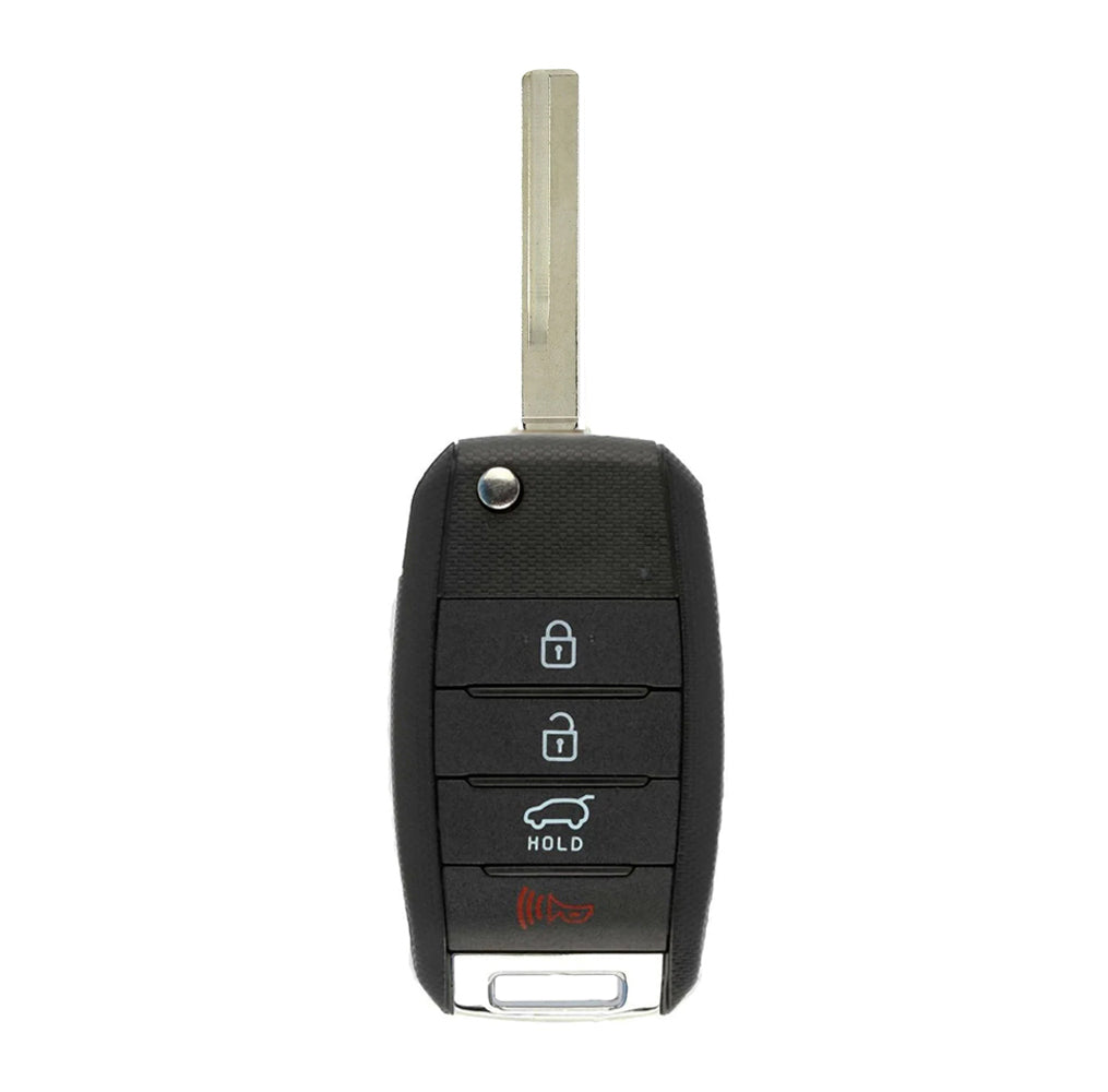 2016 Kia Sorento Flip Key Fob 4B FCC# OSLOKA-910T (UM) - Aftermarket