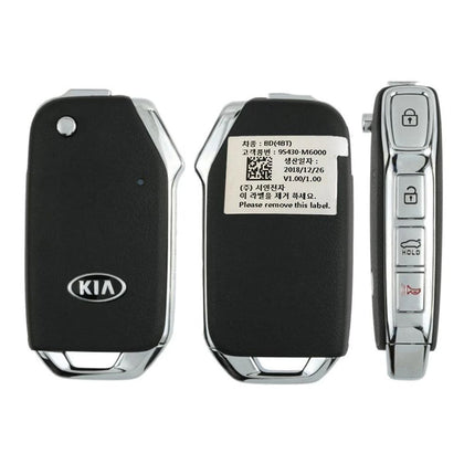 2019 Kia Forte Flip Key Fob 4B FCC# CQOTD00660 BD(4BT) - OEM