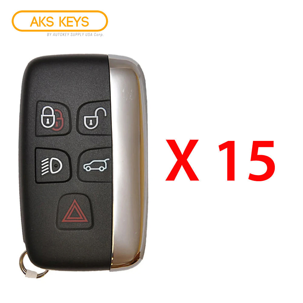 2012 - 2018 Land Rover Smart Key 5B FCC# KOBJTF10A (15 Pack)