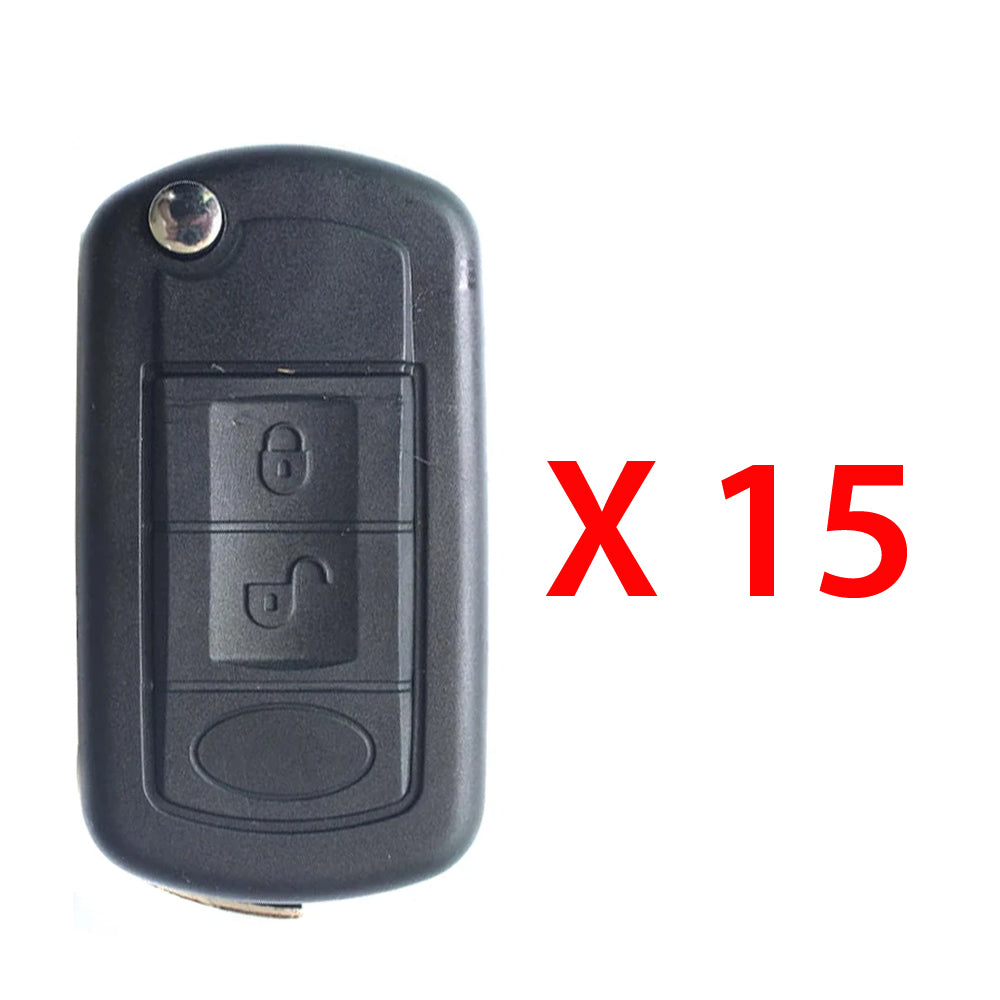 2005 - 2011 Land Rover Remote Flip Key 3B FCC# NT8-15K6014CFFTXA (15 Pack)