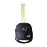 Remote Key Fob Compatible with Lexus 1998 1999 2000 2001 2002 2003 2004 2005 3B FCC# HYQ1512V (Short Blade)