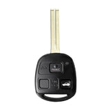 Remote Key Fob Compatible with Lexus 1998 1999 2000 2001 2002 2003 2004 2005 3B FCC# HYQ1512V (Short Blade)