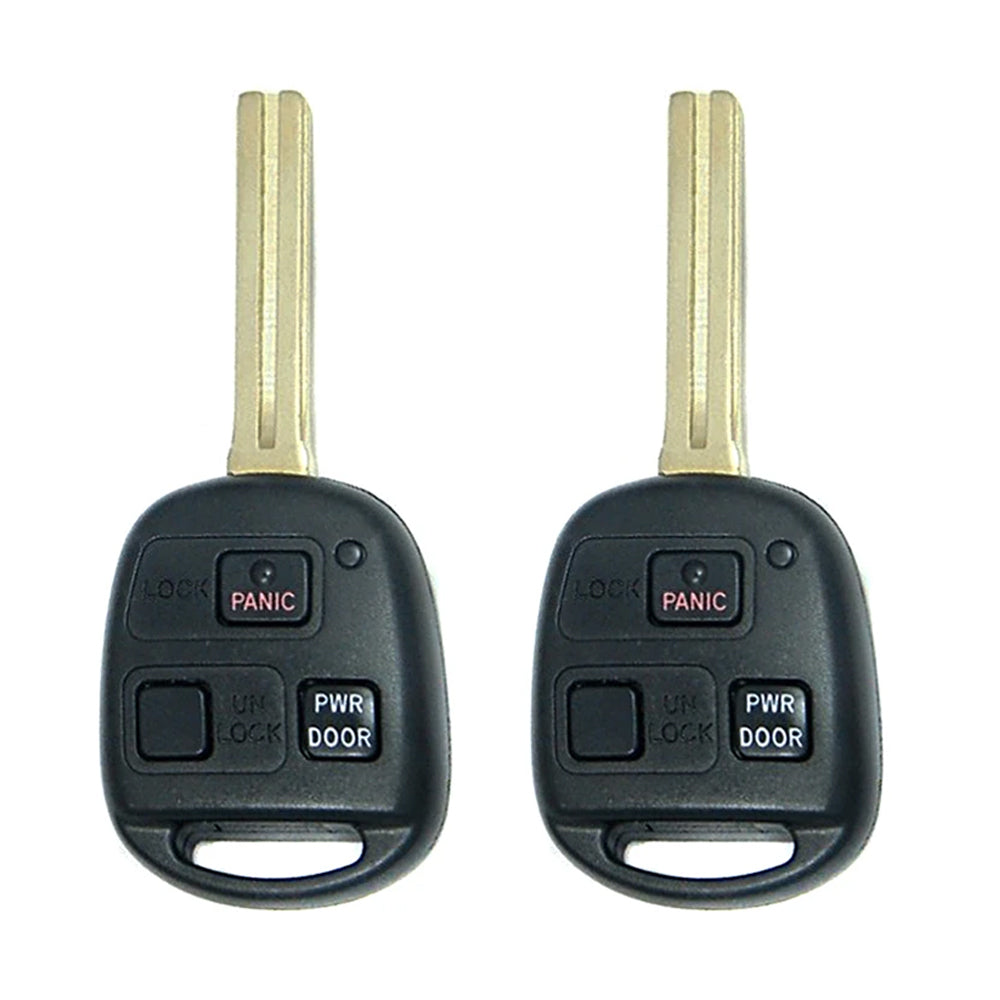 2004 - 2009 Lexus Key Fob 3B FCC# HYQ12BBT - 4D68 Chip - 89070-48821 (2 Pack)