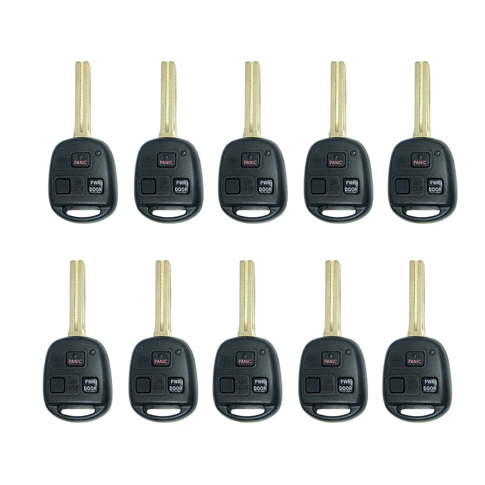 2004 - 2009 Lexus Remote Control Key  3B FCC# HYQ12BBT (10 Pack)