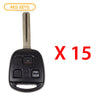 2004 - 2009 Lexus Remote Control Key  3B FCC# HYQ12BBT (15 Pack)