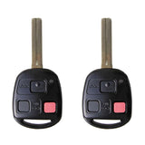 2002 - 2008 Lexus Key Fob 3B FCC# HYQ1512V - 4D68 Chip - 89070-60801 (2 Pack)