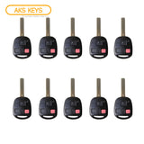 2002 - 2008 Lexus Remote Head Key 3B FCC# HYQ1512V (10 Pack)