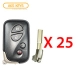 2011 - 2013 Lexus Smart Key 4B FCC# HYQ14AEM - 6601 Board (25 Pack)