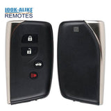 Smart Remote Key Fob Compatible with Lexus 2013 2014 2015 2016 2017 4B FCC# HYQ14ACX - 5290