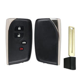 Smart Remote Key Fob Compatible with Lexus 2013 2014 2015 2016 2017 4B FCC# HYQ14ACX - 5290