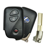 2011 - 2012 Lexus CT200h Smart Key 3B Fob FCC# HYQ14AAB - 3370 - 89904-76080