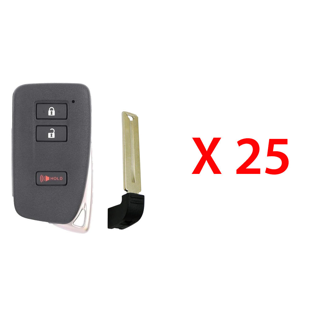 2016 - 2020 Lexus Smart Key 3B FCC# HYQ14FBA - 2110 (AG) Board (25 Pack)