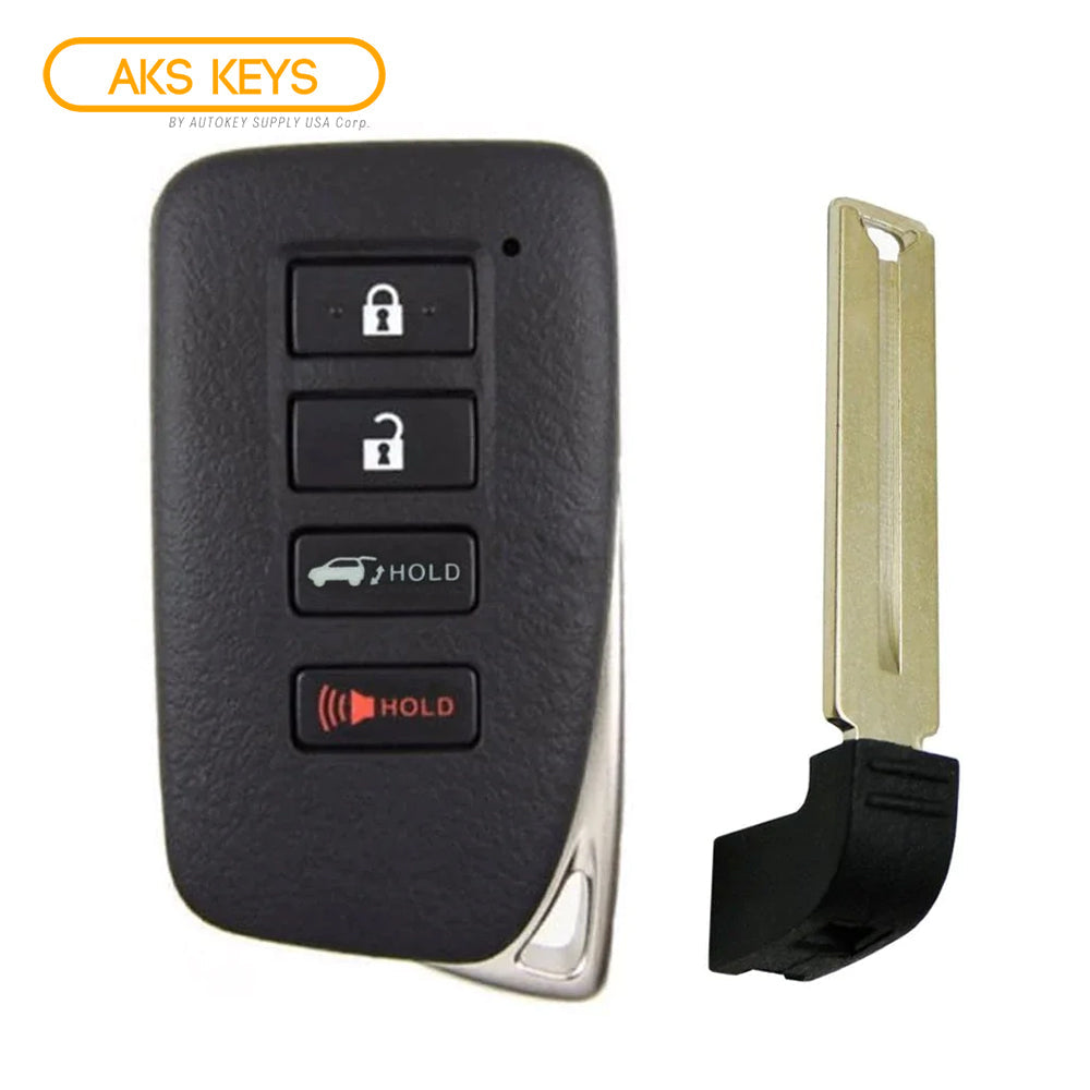 2016 - 2019 Lexus Prox Smart Fob Key 4B FCC# HYQ14FBB - 0010 (G) Board