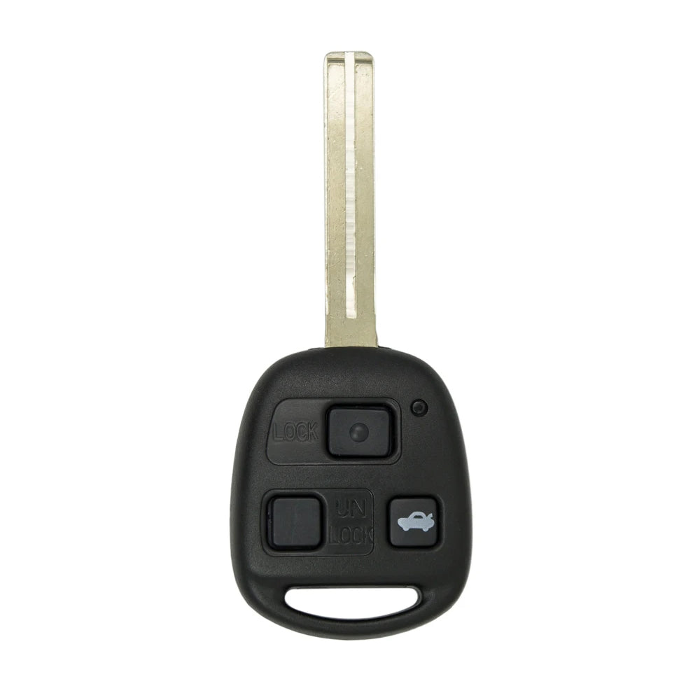 2000 Lexus SC400 Key Fob 3B FCC# HYQ1512V - 4C Chip - 89070-33470 (Long Blade) - Aftermarket