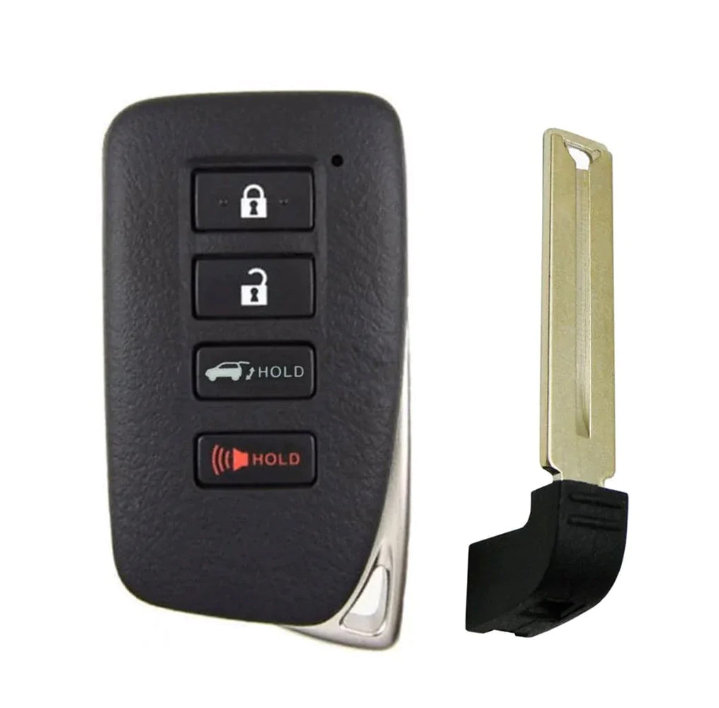 2020 Lexus NX300h Smart Key 4B W/ Hatch Fob FCC# HYQ14FLB 3950 - 89904-48V80 - Aftermarket