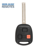 1998 - 2000 Lexus LX470 Key Fob Long Blade 3B FCC# HYQ1512V - 4C