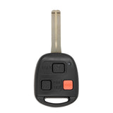 2000 2002 Lexus LX470 Key Fob Short Blade 3B FCC# HYQ1512V - 4C