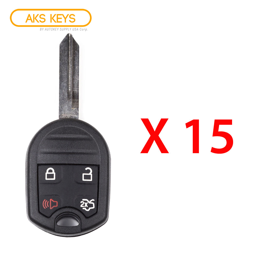 2006 - 2017 Lincoln Remote Head Key 4B FCC# CWTWB1U793 (15 Pack)