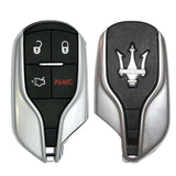 Smart Remote Key Fob W/ Trunk & Panic Compatible with Maserati 2014 2015 2016 4B FCC# M3N-7393490