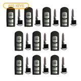 2009 - 2013 Mazda 6 Smart Key 4B Fob FCC# KR55WK49383 - GSYL-67-5RY (10 Pack)