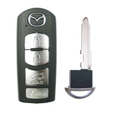 2010 - 2015 Mazda CX-7 CX-9 Smart Key 4B Fob FCC# WAZX1T763SKE11A04 - TEY1-67-5RY