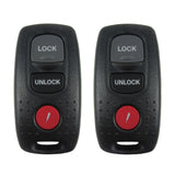 2007 - 2009 Mazda Keyless Entry 3B Fob FCC# KPU41794 - BAN6-67-5RY (2 Pack)