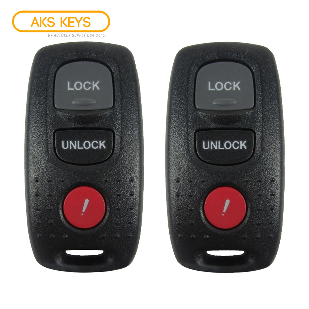 2007 - 2009 Mazda Keyless Entry 3B Fob FCC# KPU41794 - BAN6-67-5RY (2 Pack)